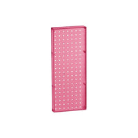 Azar Displays 20" x 8" Pegboard 1-Sided Wall Panel, Translucent Pink, 2 Pack-For use with flat surface
