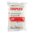 Staples Economy Rubber Bands - Size #64 - 1/4 lb. Bag-Nothing beats a rubber band for holding things together