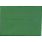 JAM Paper 4bar A1 Envelopes, 3.63 x 5 1/8, Brite Hue Christmas Green Recycled, 250 Pack (15811C)-Green