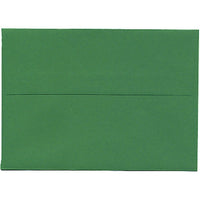 JAM Paper 4bar A1 Envelopes, 3.63 x 5 1/8, Brite Hue Christmas Green Recycled, 250 Pack (15811C)-Green