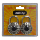 Master Lock Dudley Combination Dial-1-7/8in (48mm) Wide durable metal body with stainless steel cover