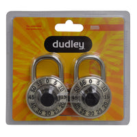 Master Lock Dudley Combination Dial-1-7/8in (48mm) Wide durable metal body with stainless steel cover