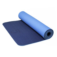 PurEarth II Eco Yoga Mat - 5mm - Navy Blue-Patented Technology 100% Thermo Plastic, Elastomer and Rubber (TPE) 5mm ECO Yoga Mats