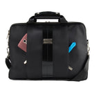 Vangoddy Laptop Shoulder Bag 15" - Black-Button handle allows for comfortable grip and to secure your items