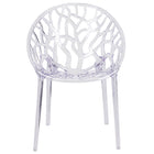 Chaise d’appoint transparente empilable série Specter (FH-156-APC-GG)-Chaise d'appoint empilable