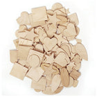 Chenille Craft Shapes, Natural Wooden, 700 Pack-Type: Shapes