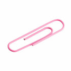 JAM Paper Colored Jumbo 2" Paper Clips - Pink - 2 Packs of 75-These colorful paperclips are great for organizing papers at home, school, or the office