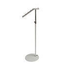 Futech A40 Single Arm Garment Rack, 64" x 17" x 14", White-Adjustable height up to 65.5"H to 
display longer garment