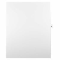 Mark Maker – Onglets séparateurs juridiques blancs, 1/25 onglets, format lettre, sans trous, numéro 11, 25/paquet-Onglets séparateurs blancs, 1/25 onglets