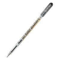 Pentel Black Gel Roller for Fabric (PENBN15A)-Fabric Gel Roller