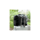 PACK N FOLD 50709 Foldable Lightweight Water-Resistant Duffel Bag, Black-Dimensions: 28H x 47W x 15D cm / 22.5H x 17W x 3D cm (fold size)