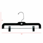 Eddie's 14" Bottom Hangers - Black - 100 Pack-Black - Plastic