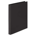 Wilson Jones Professional CleanView 3-Ring Poly Presentation Binder - Letter Size -  100 Sheet Capacity - 1/2" - Black-Standard O-ring, 3 rings