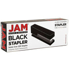 JAM Paper Office & Desk Sets, Stapler Pack of Staples, Black and Black (3375BKBK)-Quantity: (1) Stapler, (1) Box of Staples (5000 ct)