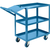 Kleton Order Picking Carts, 36" H x 18" W x 46" D, 3 Shelves, 1200 Lbs. Capacity-Capacity: 1200 lbs.