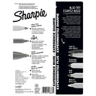 Sharpie - Project Pack - Fine/Ultra-Fine/Chisel Tip - Black - 6 Pack-6 Pack