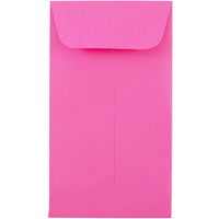 JAM Paper #5.5 Coin Envelopes, 3 1/8 x 5 1/2, Brite Hue Ultra Fuchsia Pink, 1000 Pack-Coin Envelopes