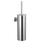 ASI Wall-Mounted Toilet Brush and Holder-Tube handle, round splash guard and storage cylinder of this wall-mounted unit are fabricated of satin-finish stainless steel