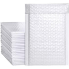 SUM 4" x 8" Poly Bubble Mailer Envelope - 500 Pack-EcoSwift self-sealing with strong seams, fins on two sides, and seamless bottom for maximum protection