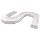 Flash Furniture HERCULES Alon Series Melrose LeatherSoft Reception Configuration - 15 Pieces - White-Contemporary Reception Set