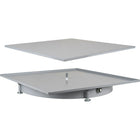 Kleton 3-Tier Heavy-Duty Industrial Carousel Drawer Cabinets, Base and Top Cover, 27-1/2"W.-Each level accommodates 4 parts cabinets with same height