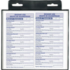 Blueline Mileage Log and Expense Book, Bilingual, 6-3/8" x 3-1/2", Black-Bilingual for both English and French speaking drivers