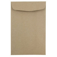 JAM Paper 6 x 9 Open End Catalog Envelopes, Brown Kraft Paper Bag Recycled, 100 Pack (51286524)-Brown