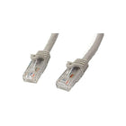 StarTech  Câble de raccordement antiaccrochage N6PATCH5GR de catégorie 6, 5 pi, gris-Doté d’un connecteur mâle RJ-45 aux deux extrémités pour faciliter la connectivité