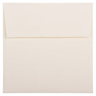 JAM Paper 6 x 6 Square Envelopes, Strathmore Natural White Wove, 100 Pack (191278g)-Natural white