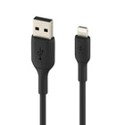 Belkin Boost Charger 6' Lightning to USB-A Cable - Black-Mfi certified for peace of mind