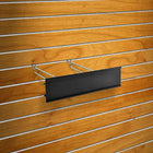 Azar Displays Extended Sign Holder, 3" x 12" (600312-BLK)-Sign Holder