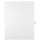 Mark Maker Legal Exhibit Index Tab White Single Tabs, 1/15th Cut, Letter Size, No Holes, Number 189, 25 Pack-White Single Tabs, 1/15th Cut