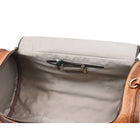 Tolredo Helios Leather Travel Barrel Bag - Brown-Taille des bagages de cabine, non requis pour l'enregistrement pour les voyages en avion