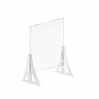 Azar affiche le bouclier du caissier - Sneeze Guard - Barrière de protection en acrylique transparent - Réglable à 6 hauteurs-Matériau: support en acrylique transparent de 3/16 "d'épaisseur / support en polycarbonate