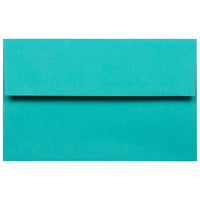 JAM Paper A10 Invitation Envelopes, 6 x 9.5, Brite Hue Sea Blue Recycled, 250 Pack (70249H)-Sea blue recycled envelope