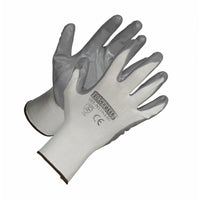 Forcefield Knit Work Gloves with Nitrile Palm-coating - Size Large - (005-N110-i)-General purpose