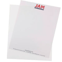 JAM Paper Plastic Sleeves, 9 x 11.5, Clear, 600 Pack (2226316988C)-Clear
