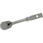 Gray Tools – Clé à cliquet chromée réversible, prise 1/2 po, 40 dents, longueur de 10 po-Format de la douille : 1/2 po