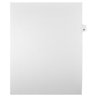 Mark Maker Legal Tabs - Letter Size - White - 1/25th cut - 25 tabs per package - 5 packages Pack - Number 57-White Single Tabs