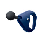 Lomi Mini Cordless Percussion Gun Massager - 3 Interchangeable Heads - Blue-2 intensity levels