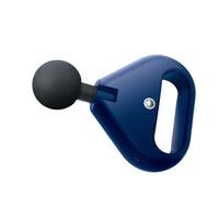 Lomi Mini Cordless Percussion Gun Massager - 3 Interchangeable Heads - Blue-2 intensity levels