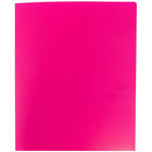 JAM Paper Plastic Heavy Duty Folder, Fuchsia, 12 Pack (383Hfug)-5