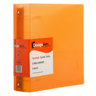 JAM Paper Plastic 3 Ring Binder, 3 Inch, Orange, 4 Pack (821T3org)-Orange