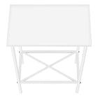 Monarch Specialties - 2079 Table D'Appoint - 24 po H/Blanc/Metal Blanc-9