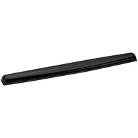 Fellowes Crystal Gel Keyboard Wrist Rest, Black-Stylish, transparent gel adds color to your workspace