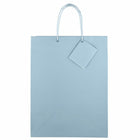 Jam Paper Glossy Gift Bags with Rope Handles - Large - 10" x 5" x 13" - Baby Blue - 100 Pack-Quantity: 100 per pack