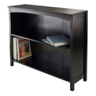 Winsome Terrace Storage Shelf 3-Tier 37" Wide, Espresso-Use Terrace as a stand alone bookshelf or add baskets to create a storage center