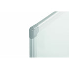 MasterVision Earth Recycled Magnetic Dry-Erase White Board - 36" x 48" - Aluminum Frame-Sturdy aluminum frame with easy 4-corner mounting system