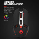 Marvo M112 USB 2.0 7-Colour Backlight Gaming Mouse-Switch rating: 3 million clicks