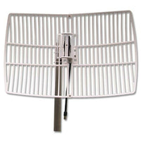 Turmode 2.4Ghz Grid Parabolic Wifi Antenna, 25.8" x 12.8" x 12.8", Gray-High gain, Low VSWR